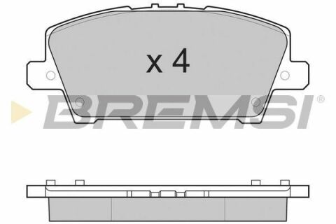 Тормозные колодки пер. Honda Civic 05-(TRW)