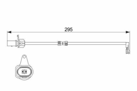 Датчик гальмівної колодки AUDI A8 10- Датчик гальмівної колодки AUDI A8 10-
