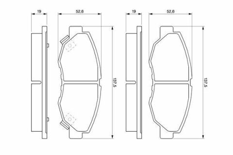 Тормозные колодки HONDA Accord