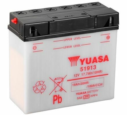 МОТО Yuasa 12V 19Ah  YuMicron Battery  51913 (сухозаряжений)