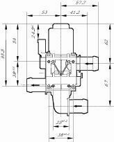 Клапан управління потоком охолоджуючої рідини Land Rover Discovery V/Range Rover IV 2.0/3.0 SCV6 13-