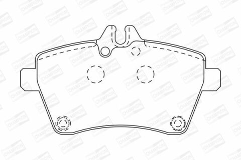 Комплект тормозных колодок, дисковый тормоз Комплект тормозных колодок, дисковый тормоз