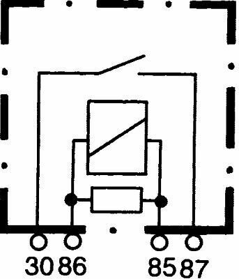 Реле багатофункціональне (12V,50A) MERCEDES 87-