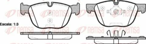 BMW Колодки тормозные передн. E70 3.0D 07-