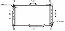 Радіатор охолодження Mazda 323 F V 1.5/1.8 94- MAZDA Радіатор охолодження Mazda 323 F V 1.5/1.8 94- MAZDA