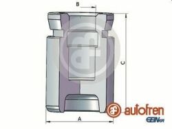 Ремкомплект суппорта (заднего) Chrysler PT Cruiser 00-10 (d=36mm) (+ поршень/направляющая) (K/H)