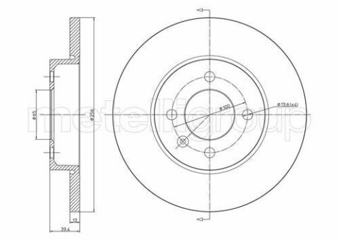 Диск тормозной перед.golf iii,iv,passatseat toledo, inca