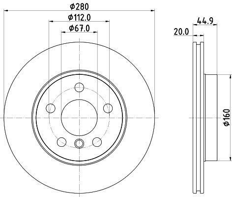 Гальмівний диск i3 (i01) range extender 13-