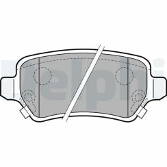 Тормозные колодки задние (с Датчиком) Astra G/H, Combo II, Zafira OPEL