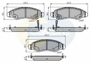 CBP31297 Comline - Тормозные колодки для дисков