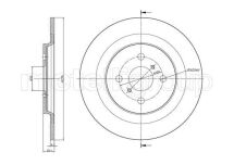 Диск тормозной (задний) Toyota Yaris 05-/Daihatsu Charade 11- (278x9)