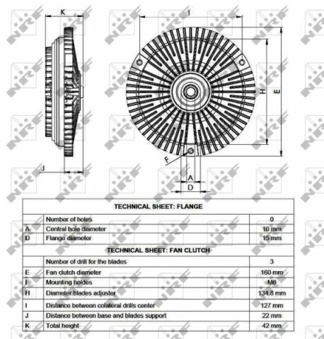 Муфта вентилятора MB Sprinter (901-903) 2.3D/2.9D 95-06