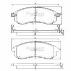 Гальмiвнi колодки дисковi
