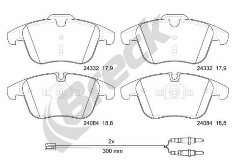 Колодки гальмівні (передні) Citroen C5/ Peugeot 407/508 08- (ATE) Колодки гальмівні (передні) Citroen C5/ Peugeot 407/508 08- (ATE)