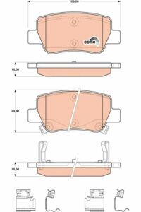 Гальмівні колодки зад. Toyota Avensis 08- (Bosch)