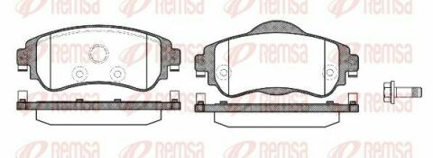 CITROEN Торм.колодки передн. C4