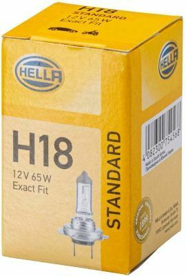 HELLA H18 12V 65W Лампа розжарювання (цоколь PY26d-1) STANDARD