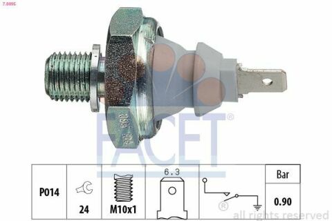 Датчик тиску оливи A80/A100/A4/A6/Caddy/Golf/T4 1.4-2.5TDI 86-