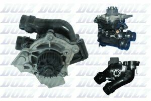 VW Помпа води з корпусом Audi A4,5,6,Amarok,Jetta IV,Passat,Skoda, 2.0TSI/TFSI 08-