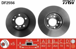 Диск тормозной (1 шт.) BMW - HARTGE 520i/520i Touring/525d/525d Touring/525i/525i Touring/530i Диск тормозной (1 шт.) BMW - HARTGE 520i/520i Touring/525d/525d Touring/525i/525i Touring/530i