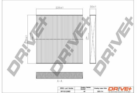 DP1110.12.0083 Drive+ - Фільтр салону