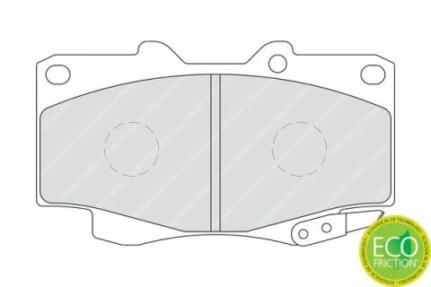 TOYOTA Гальмівні колодки передні Hilux 06-