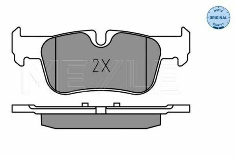 Колодки тормозные (задние) BMW 2 (F44/46) / i3 (I01) X1 (F48) / X2 (F39) / Mini Clubman (F54) 13-