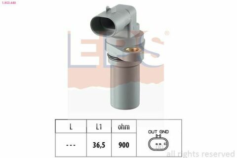 EPS OPEL Датчик оборотов двигателя Astra H,Vectra C,Zafira B 1.9D