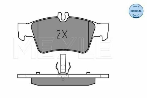 Колодки тормозные (задние) MB E-class (W211/W212) 99-