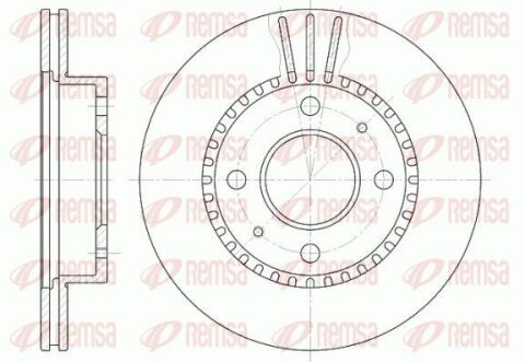 NISSAN Диск тормозной передний ALMERA 1.4I 16V