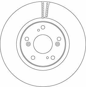 Диск тормозной (1 шт.) HONDA Civic &quot;F D=293mm &quot;12&gt;&gt;