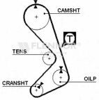 Ремiнь ГРМ 116#19
