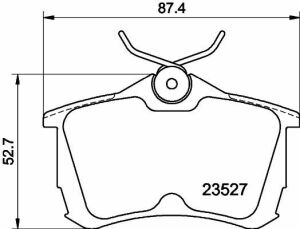 Гальмівні колодки зад. Honda Accord 98-08 (TRW)