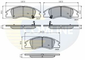 CBP31321 Comline - Гальмівні колодки до дисків