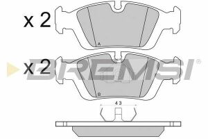 Тормозные колодки пер. BMW 3 (E36/E46) 94-07 (ATE)