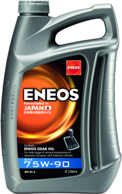 Трансмісійна олива ENEOS GEAR OIL 75W-90, 4 літри