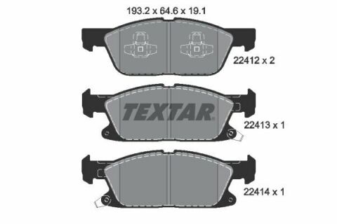 Тормозные колодки (передние) Ford Galaxy III/S-Max 15- (Ate-Teves) Q+