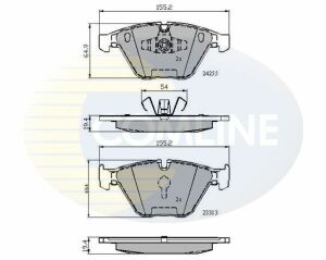 CBP01700 Comline - Тормозные колодки для дисков