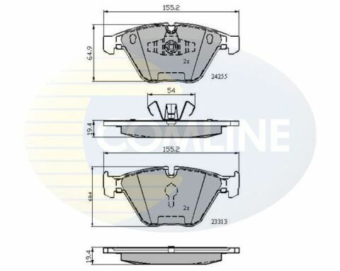 CBP01700 Comline - Гальмівні колодки до дисків