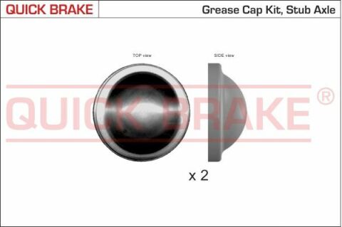 9829K QUICK BRAKE Пилозахисні  ковпачки для ступиці