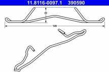 Пружина гальмівних колодок
