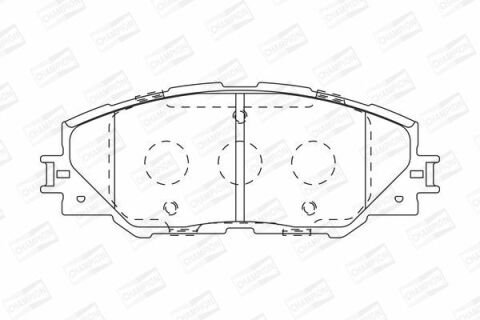 Тормозные колодки передние Rav 4 III,IV 06-,Auris 10- TOYOTA