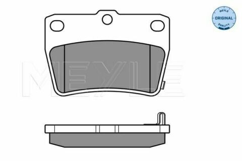 Тормозные колодки (задние) Toyota Rav4 II 00-05 (Akebono)