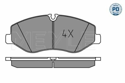Колодки тормозные (передние) MB Vito (W447) 14- Колодки тормозные (передние) MB Vito (W447) 14-