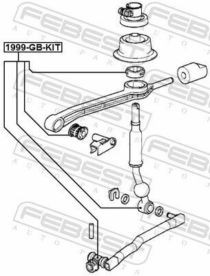 Ремкомплект кулиси КПП BMW 1/3/5/X1/X3/X5 81-