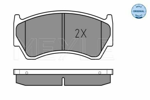 Колодки тормозные (передние) Nissan Almera 1.4/1.6/2.0D 95-00 к-кт