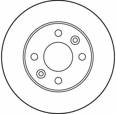 Гальмівний диск перед. Clio/Kangoo/Megane/Symbol (84-14)