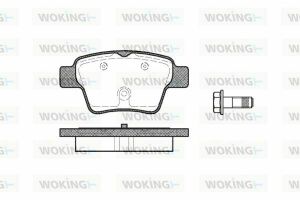 Гальмівні колодки зад. Peugeot 207/307/Citroen C4 06- (Bosch)