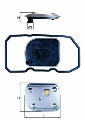 Фильтр АКПП MB W169/W245 04-