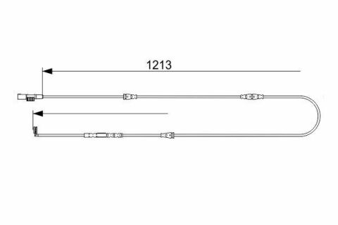 Датчик износа тормозных колодок (передних) Land Rover Range Rover Sport 09-13 (L=1213mm)